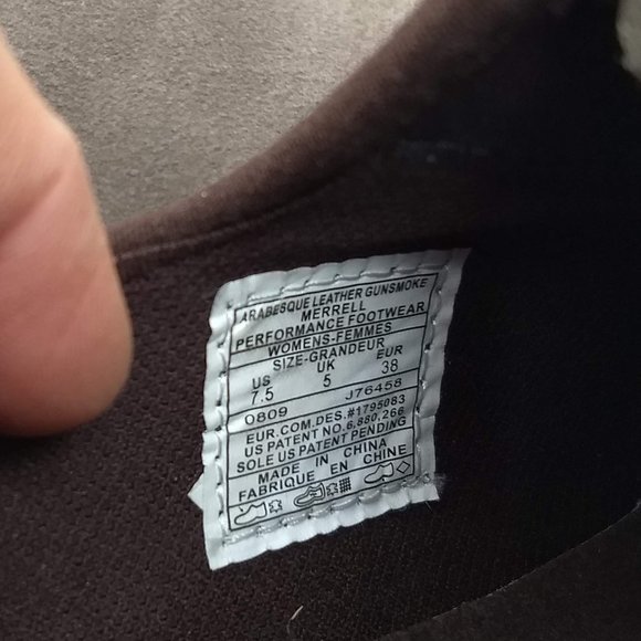 Merrell front zip suede Arabesque slip on sneaker NWOT - Picture 7 of 9